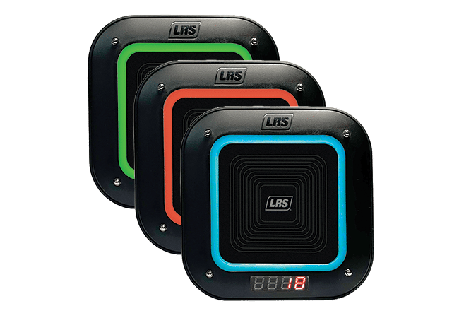 Red Green Blue Coaster pager